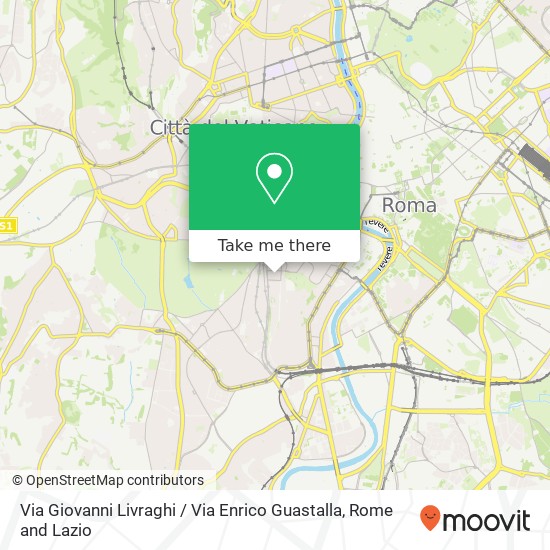 Via Giovanni Livraghi / Via Enrico Guastalla map
