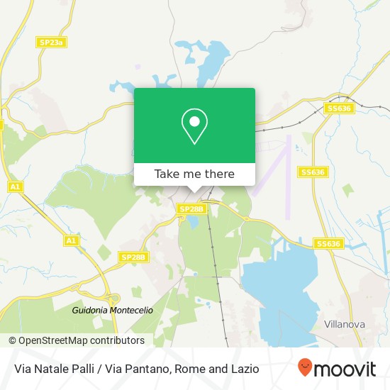 Via Natale Palli / Via Pantano map