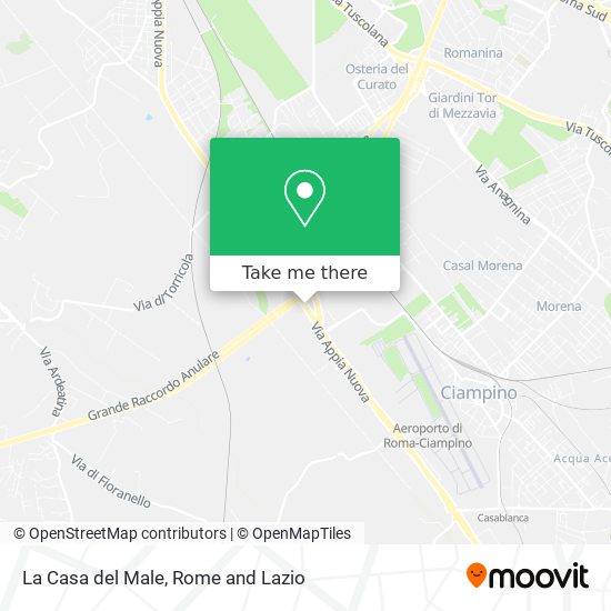 La Casa del Male map