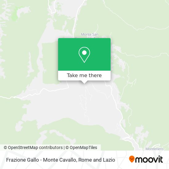 Frazione Gallo - Monte Cavallo map