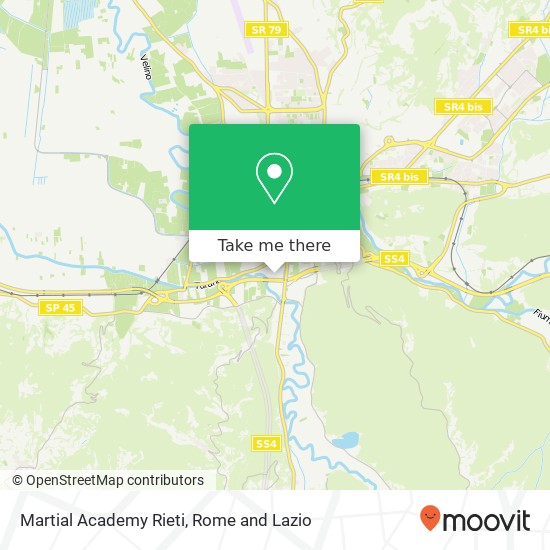 Martial Academy Rieti map