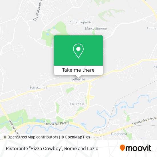 Ristorante "Pizza Cowboy" map