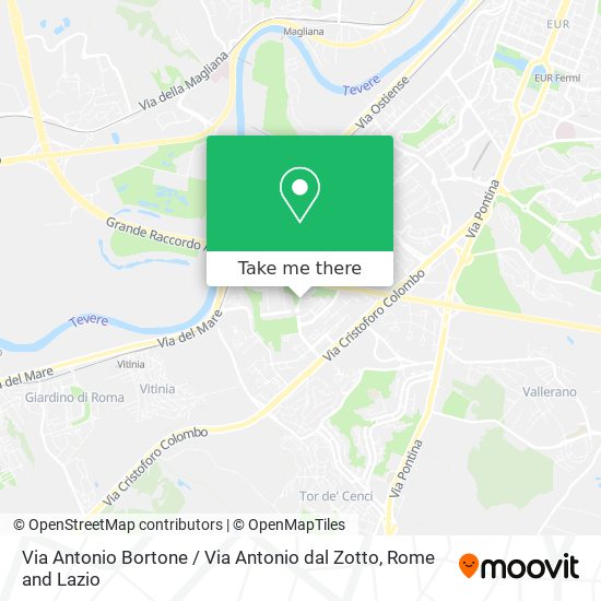 Via Antonio Bortone / Via Antonio dal Zotto map