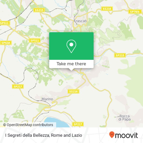 I Segreti della Bellezza map