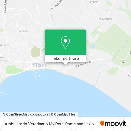 Ambulatorio Veterinario My Pets map