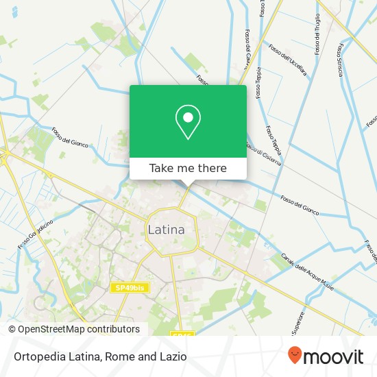 Ortopedia Latina map