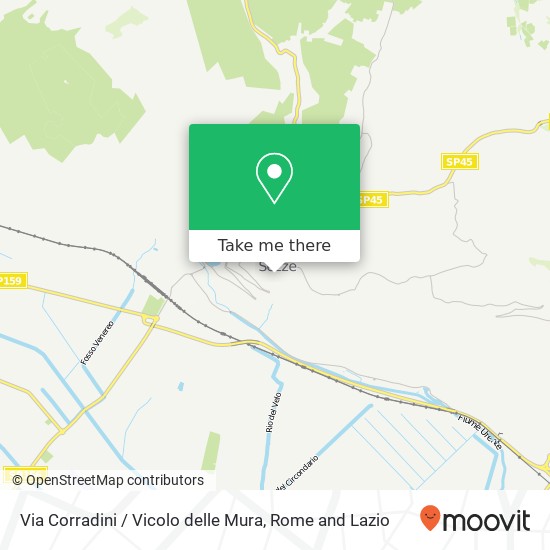 Via Corradini / Vicolo delle Mura map