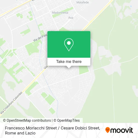 Francesco Morlacchi Street / Cesare Dobici Street map