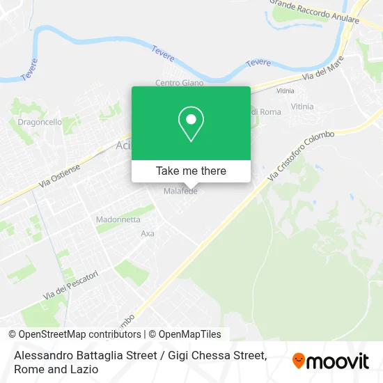 Alessandro Battaglia Street / Gigi Chessa Street map