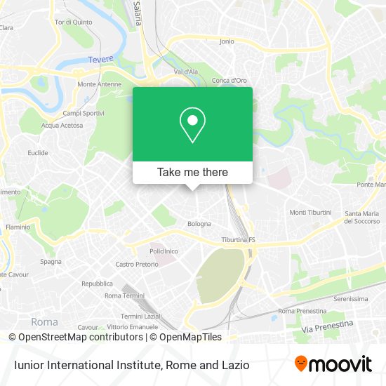 Iunior International Institute map