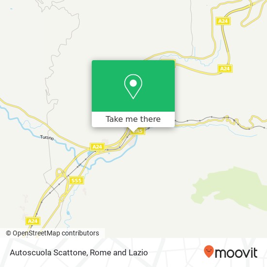 Autoscuola Scattone map