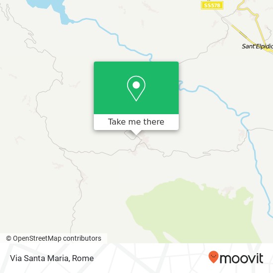 Via Santa Maria map
