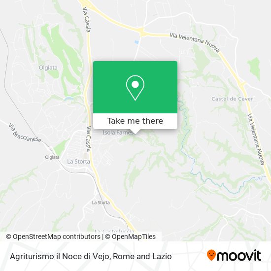 Agriturismo il Noce di Vejo map