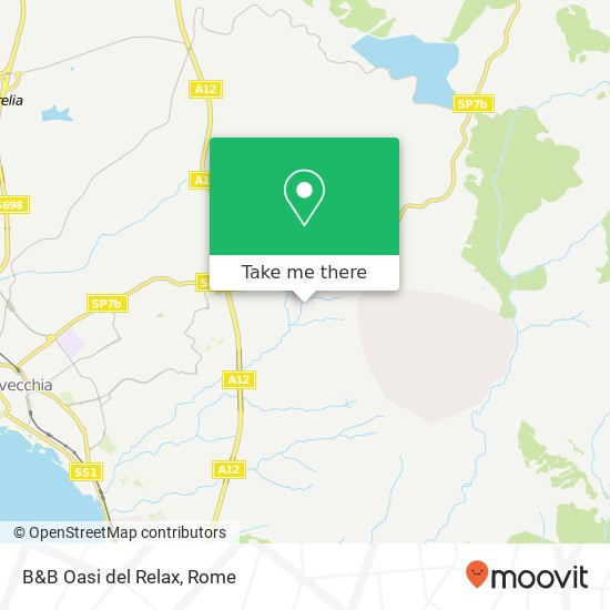 B&B Oasi del Relax map