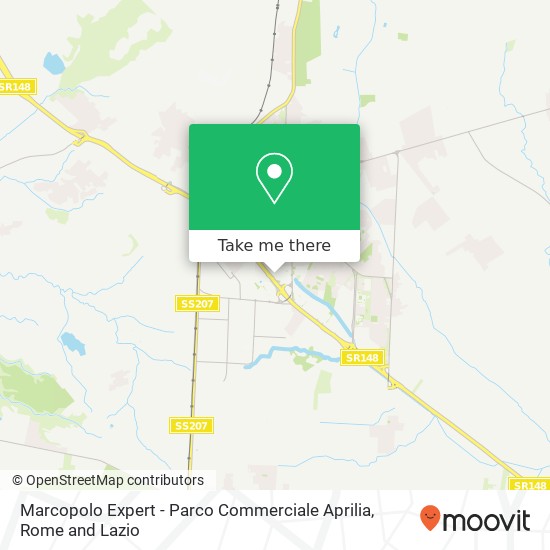 Marcopolo Expert - Parco Commerciale Aprilia map