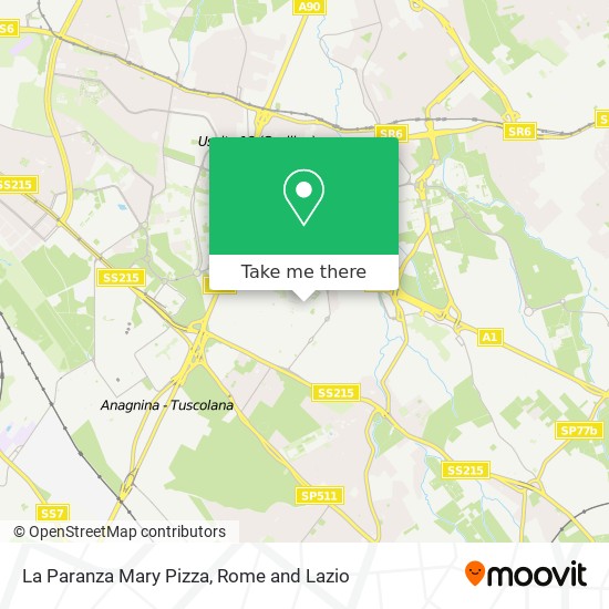 La Paranza Mary Pizza map