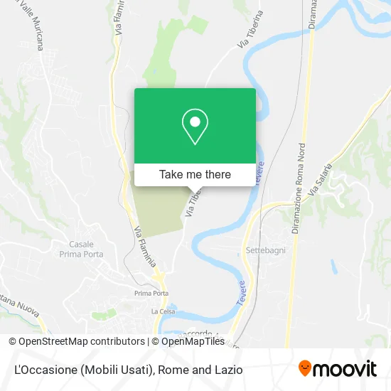 L'Occasione (Used Furniture) map