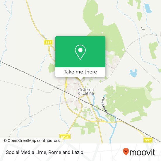 Social Media Lime map