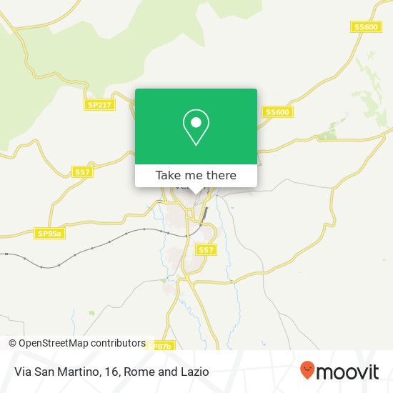 Via San Martino, 16 map