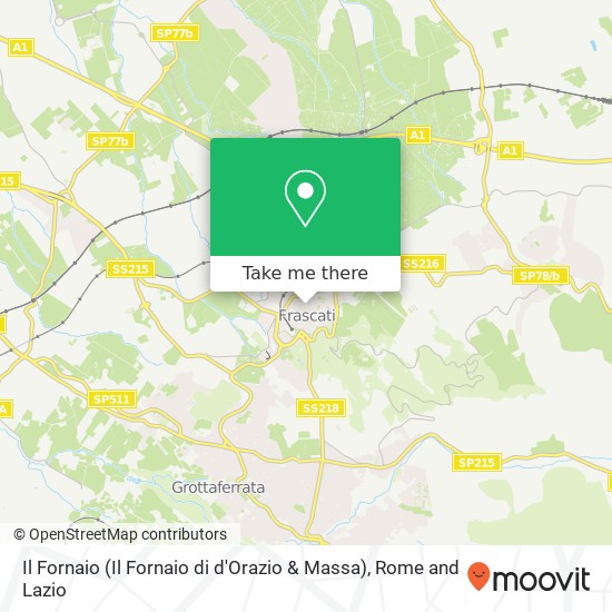 Il Fornaio (Il Fornaio di d'Orazio & Massa) map