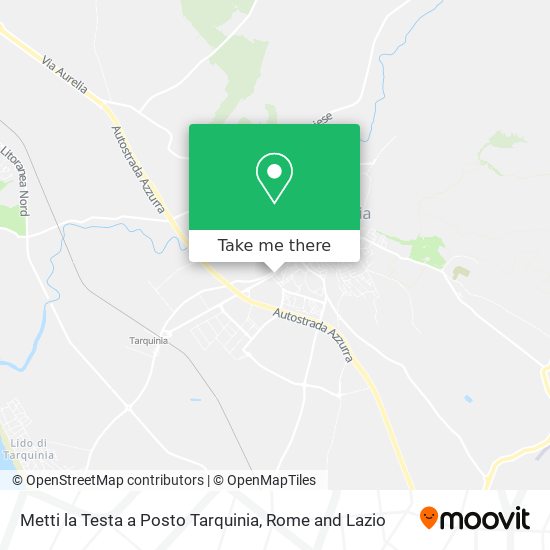 Metti la Testa a Posto Tarquinia map