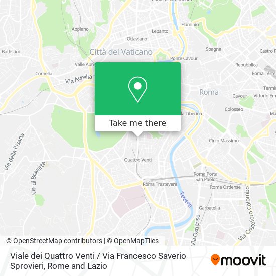 Viale dei Quattro Venti / Via Francesco Saverio Sprovieri map