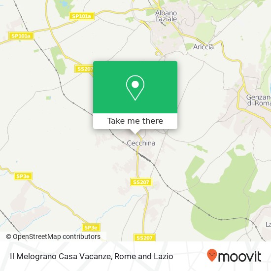 Il Melograno Casa Vacanze map