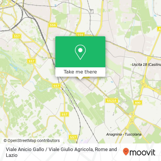 Viale Anicio Gallo / Viale Giulio Agricola map