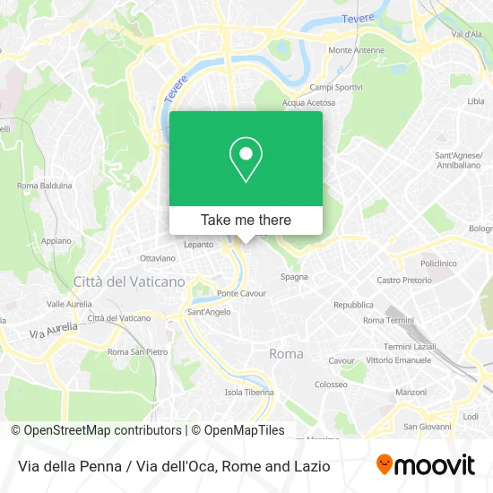 Della Penna Street / Oca Street map