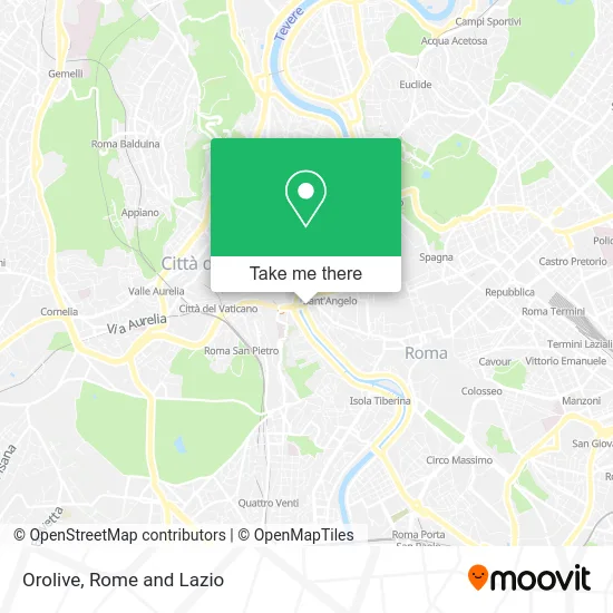 Orolive map