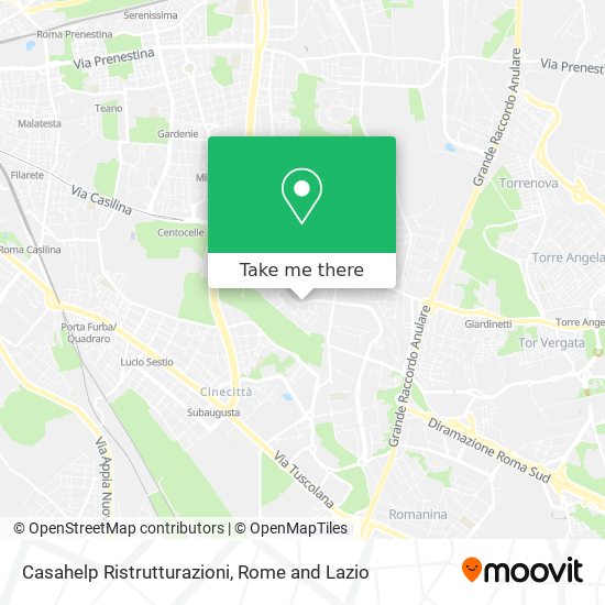 Casahelp Ristrutturazioni map