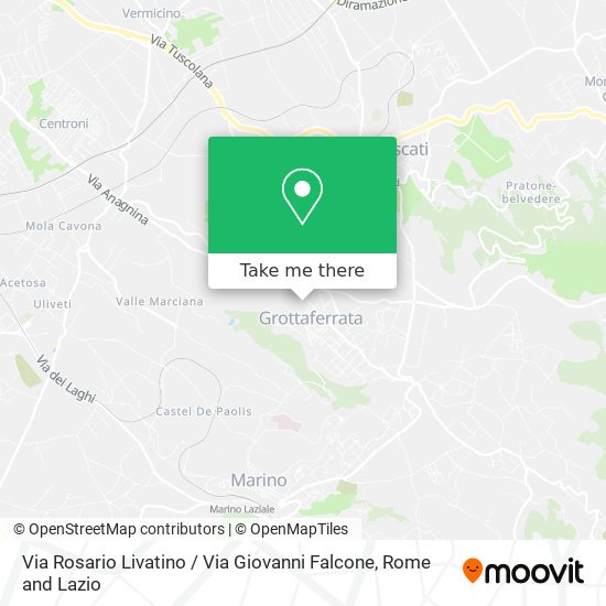 Via Rosario Livatino / Via Giovanni Falcone map