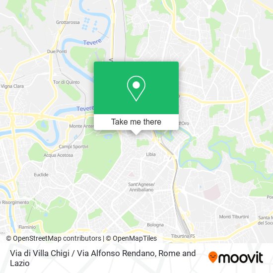 Via di Villa Chigi / Via Alfonso Rendano map