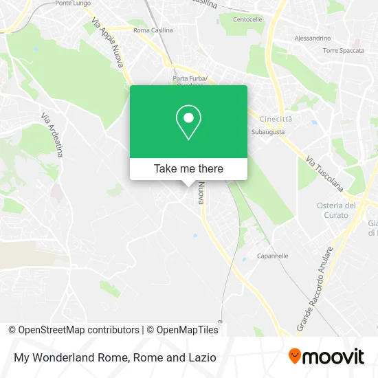 My Wonderland Rome map