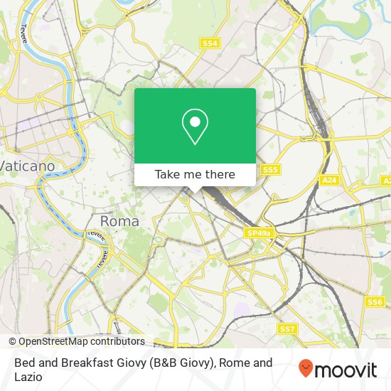 Bed and Breakfast Giovy (B&B Giovy) map