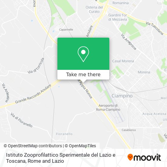 Istituto Zooprofilattico Sperimentale del Lazio e Toscana map