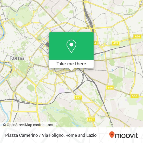 Piazza Camerino / Via Foligno map