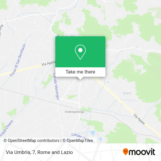 Umbria Street, 7 map