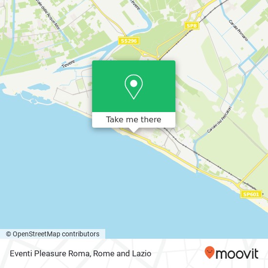 Eventi Pleasure Roma map