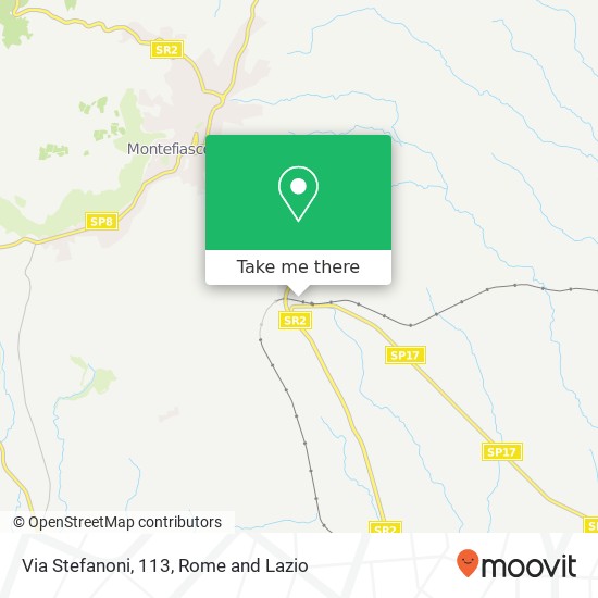 Via Stefanoni, 113 map