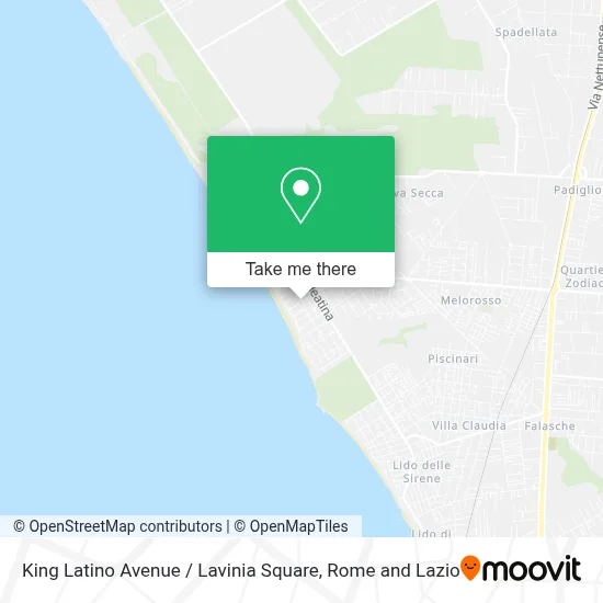 King Latino Avenue / Lavinia Square map