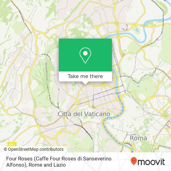 Four Roses (Caffe Four Roses di Sanseverino Alfonso) map