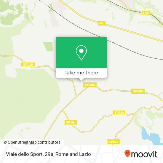 Viale dello Sport, 29a map