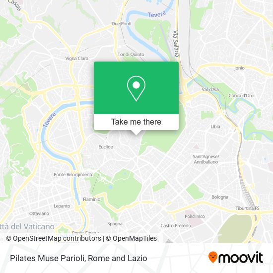 Pilates Muse Parioli map