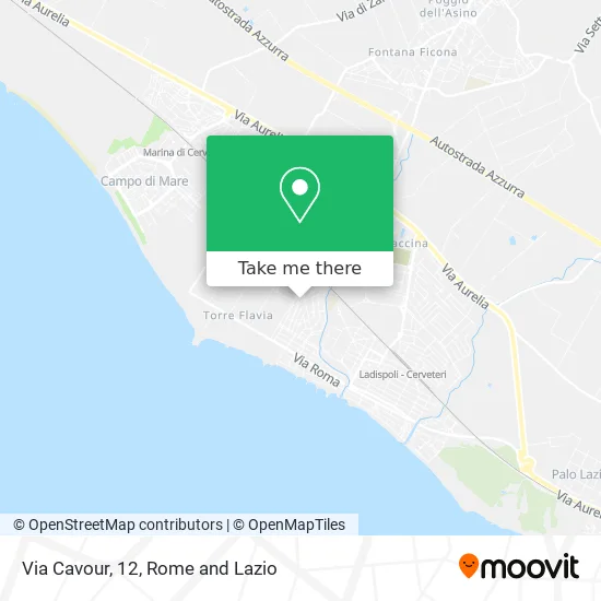 Cavour Street, 12 map