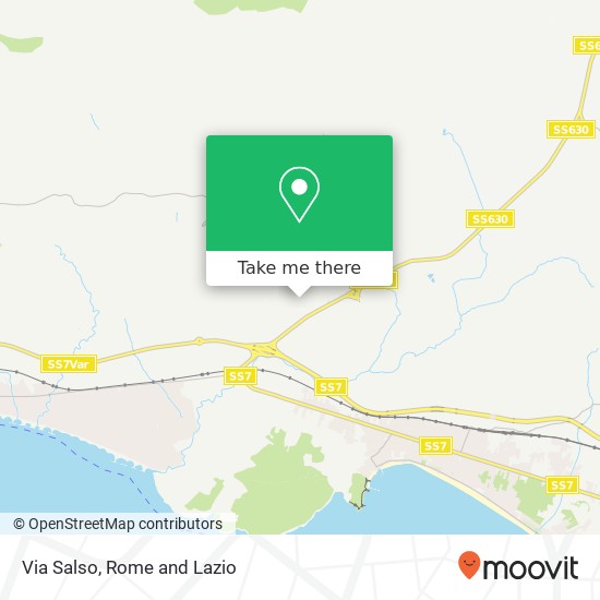 Via Salso map