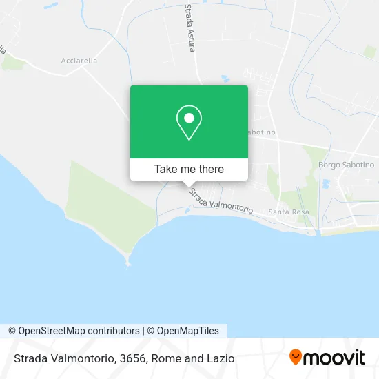 Valmontorio Road, 3656 map