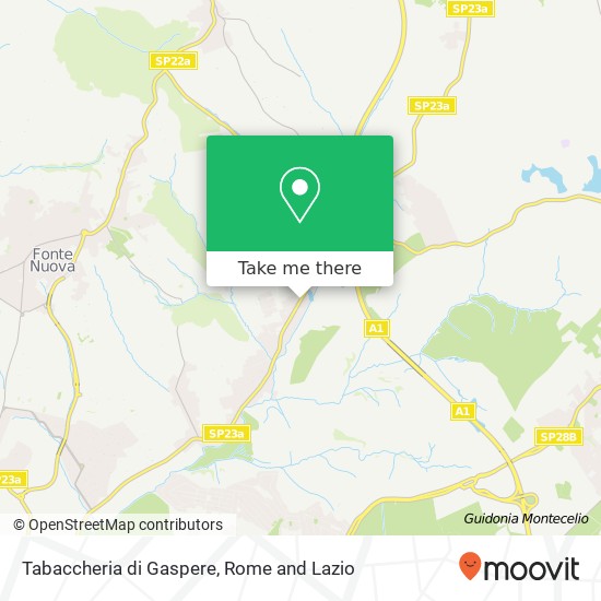 Tabaccheria di Gaspere map