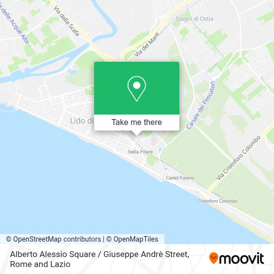 Alberto Alessio Square / Giuseppe Andrè Street map