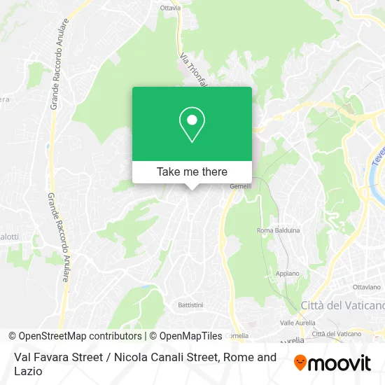 Val Favara Street / Nicola Canali Street map